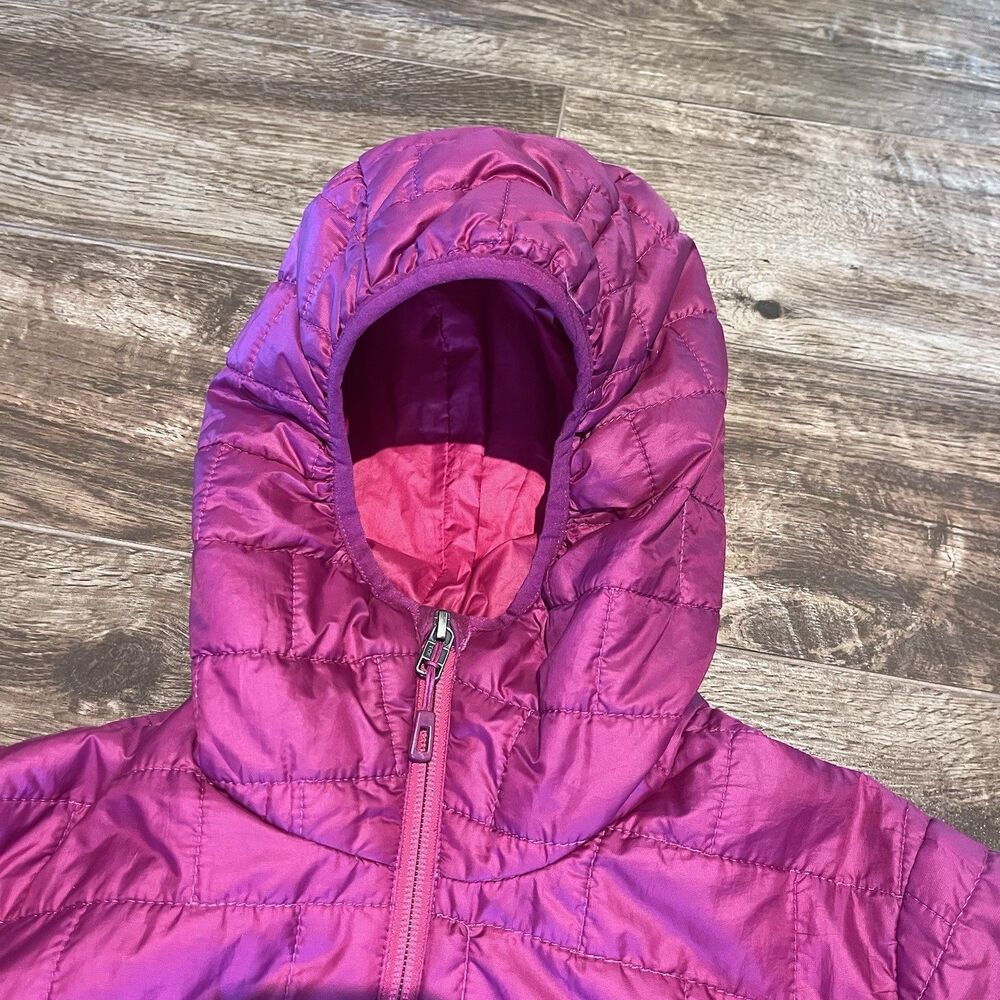 Patagonia Nano Puff Jacket Womens Small Magenta Hoody Thermal Hooded Puffer Coat - Picture 6 of 15